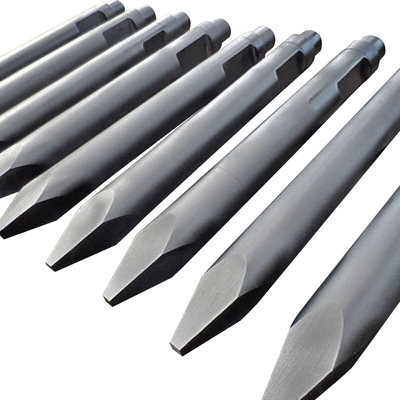 HP-CHI-40 لوازم جانبی شکاف های هیدرولیکی 40mm Hammer Chisel Dark Black